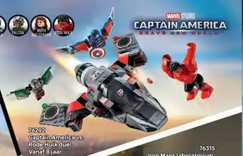 LEGO 76292 Captain America vs. Rode Hulk duel aanbieding
