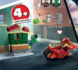 LEGO 76287 Iron Man met motor en de Hulk aanbieding