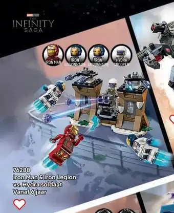 LEGO 76288 Iron Man & Iron Legion vs. Hydra soldaat aanbieding