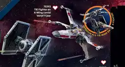 LEGO 75393 Tie fighter en x wing combi aanbieding