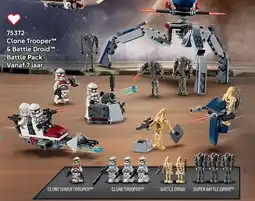 LEGO 75372 Clone Trooper™ & Battle Droid™ Battle Pack aanbieding
