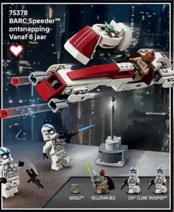 LEGO 75378 Barc speeder ontsnapping aanbieding