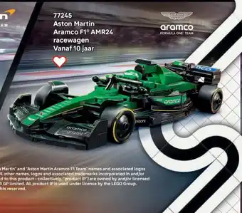 LEGO 77245 Aston Martin Aramco F1 AMR24 racewagen aanbieding