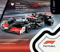 LEGO 77250 MoneyGram Haas F1 Team VF 24 racewagen aanbieding