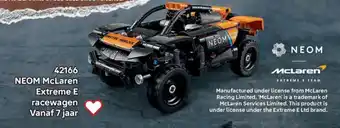 LEGO 42166 Neom mclaren extreme e racewagen aanbieding