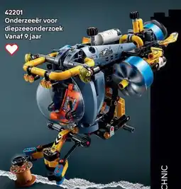 LEGO 42201 Onderzeeër voor diepzeeonderzoek aanbieding