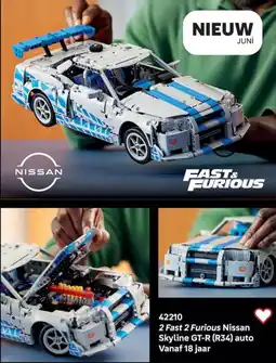 LEGO 42210 2 Fast 2 Furious Nissan Skyline GT-R auto aanbieding