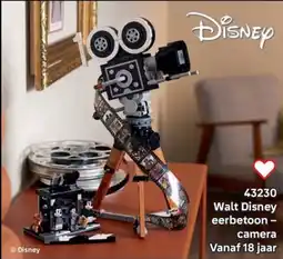 LEGO 43230 Walt Disney eerbetoon camera aanbieding