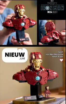 LEGO 76327 Iron Man MK4 buste aanbieding