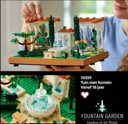 LEGO 10359 Tuin met fontein aanbieding