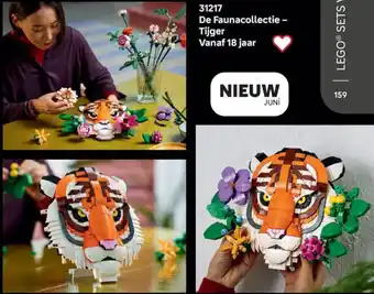 LEGO 31217 De Faunacollectie Tijger aanbieding