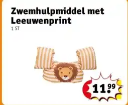 Kruidvat Zwemhulpmiddel met Leeuwenprint aanbieding