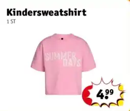 Kruidvat Kindersweatshirt aanbieding