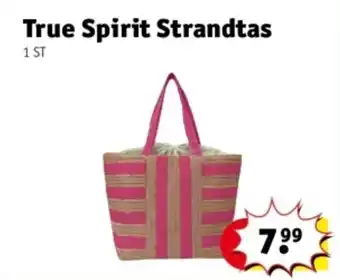 Kruidvat True Spirit Strandtas aanbieding