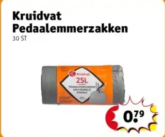 Kruidvat Kruidvat Pedaalemmerzakken aanbieding