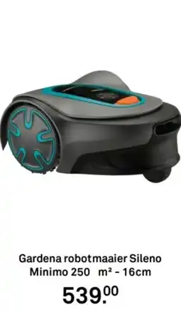 Karwei Gardena robotmaaier Sileno Minimo aanbieding