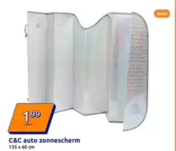 Action C&C auto zonnescherm aanbieding
