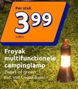 Action Froyak multifunctionele campinglamp aanbieding