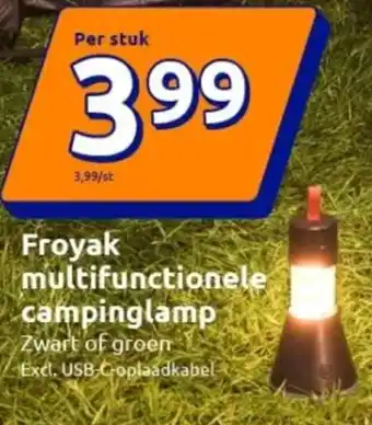 Action Froyak multifunctionele campinglamp aanbieding
