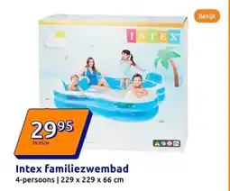 Action Intex familiezwembad aanbieding