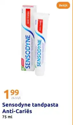 Action Sensodyne tandpasta Anti-Cariës aanbieding