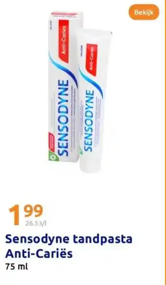Action Sensodyne tandpasta Anti-Cariës aanbieding