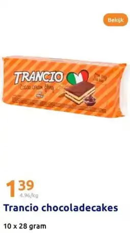 Action Trancio chocoladecakes aanbieding