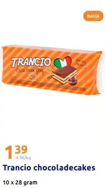 Action Trancio chocoladecakes aanbieding