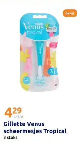 Action Gillette Venus scheermesjes Tropical aanbieding