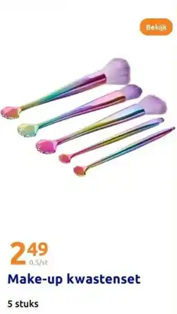 Action Make-up kwastenset aanbieding