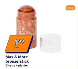 Action Max & More bronzerstick aanbieding