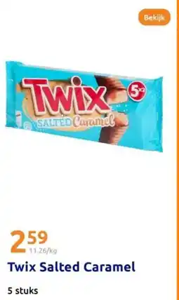 Action Twix Salted Caramel aanbieding