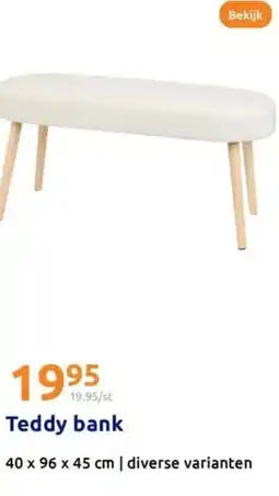 Action Teddy bank aanbieding