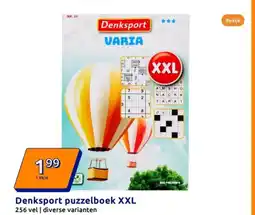 Action Denksport puzzelboek XXL aanbieding