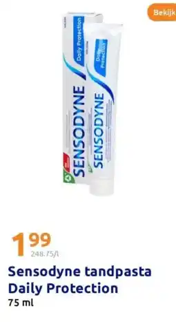 Action Sensodyne tandpasta Daily Protection aanbieding