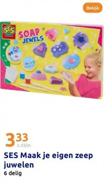 Action SES Maak je eigen zeep juwelen aanbieding
