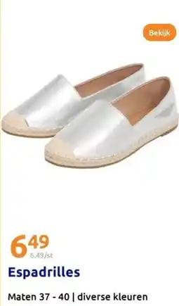 Action Espadrilles aanbieding