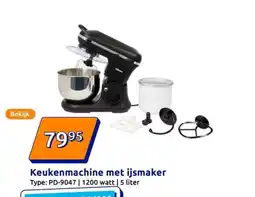 Action Keukenmachine met ijsmaker aanbieding