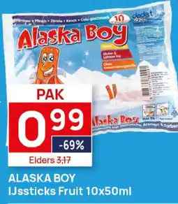 Butlon Alaska Boy IJssticks Fruit aanbieding