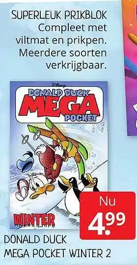 Boekenvoordeel Donald Duck Mega Pocket Winter 2 aanbieding