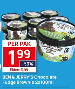 Butlon BEN & JERRY'S Chocolate Fudge Brownie aanbieding