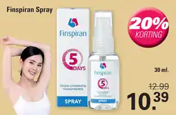 De Online Drogist Finspiran Spray aanbieding