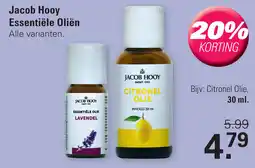 De Online Drogist Jacob Hooy Essentiële Oliën aanbieding