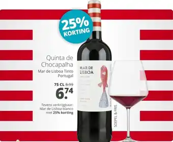 Mitra Quinta de Chocapalha Mar de Lisboa Tinto aanbieding
