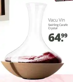 Mitra Vacu Vin Swirling Carafe Crystal aanbieding