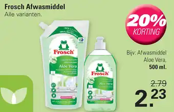 De Online Drogist Frosch Afwasmiddel aanbieding