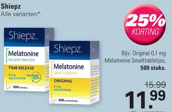 De Online Drogist Shiepz aanbieding