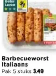 Vomar Voordeelmarkt Barbecueworst Italiaans aanbieding