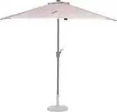 Praxis VONROC Premium Parasol Magione – Duurzame balkon parasol - Halfrond 270x135cm - UV werend - Beige aanbieding