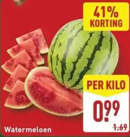 ALDI Watermeloen aanbieding